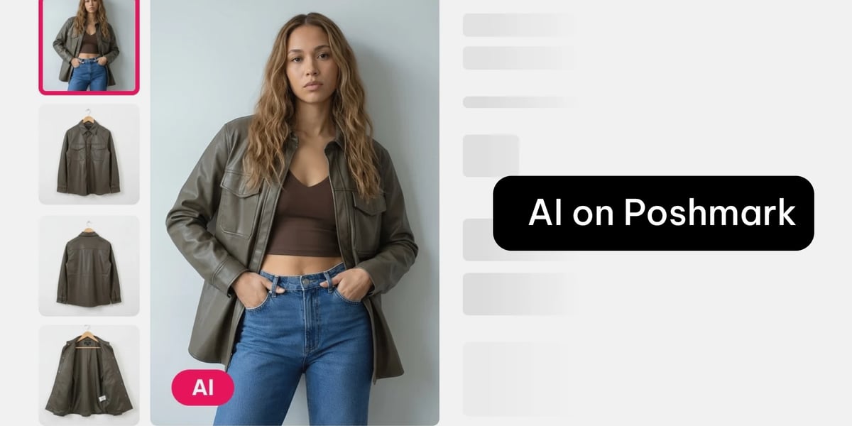 AI model photos for Poshmark listings