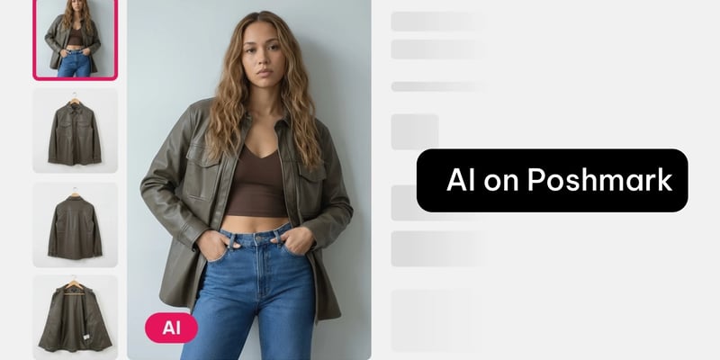 AI model photos for Poshmark listings